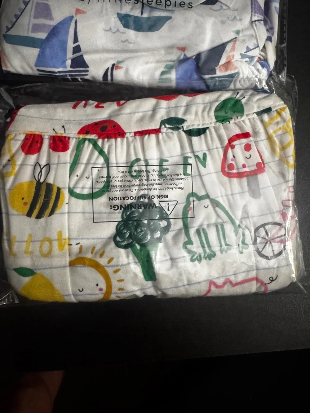 Set of 2 Little Sleepies Bubble Rompers 18-24M NIB Seas the Day & Coloring Crew